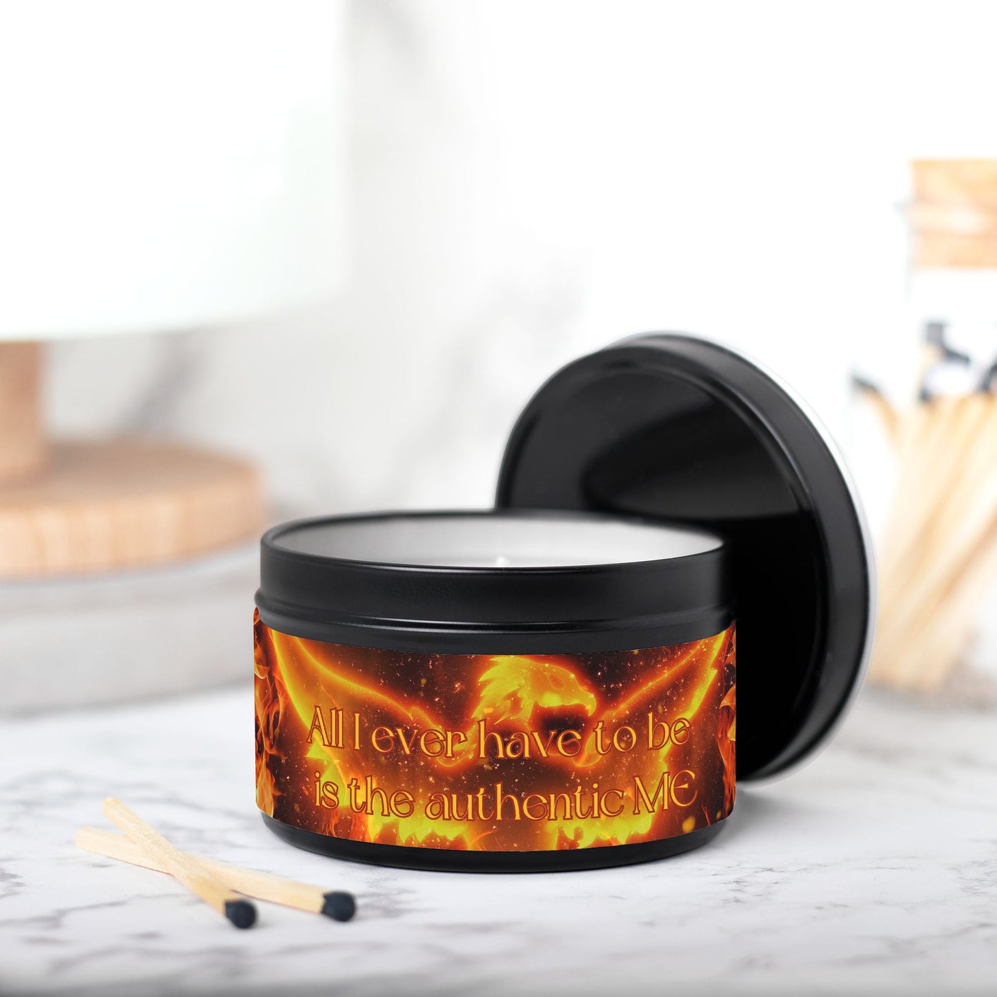 All I Ever Have To Be Is The Authentic ME 8 oz Candle Tin