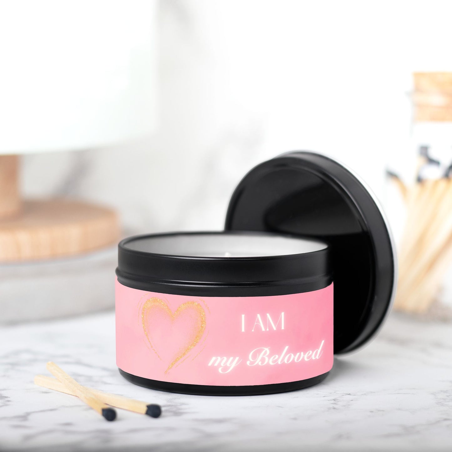 I AM My Beloved 8 oz Candle Tin