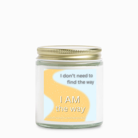 I AM the Way 4 oz Clear Jar Candle