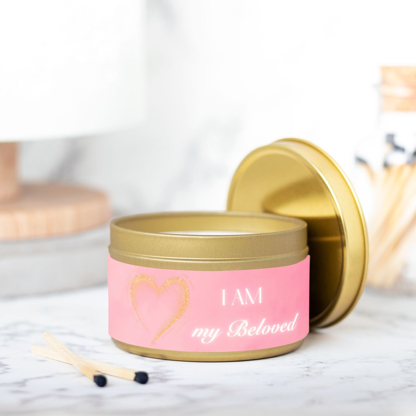 I AM My Beloved 8 oz Candle Tin