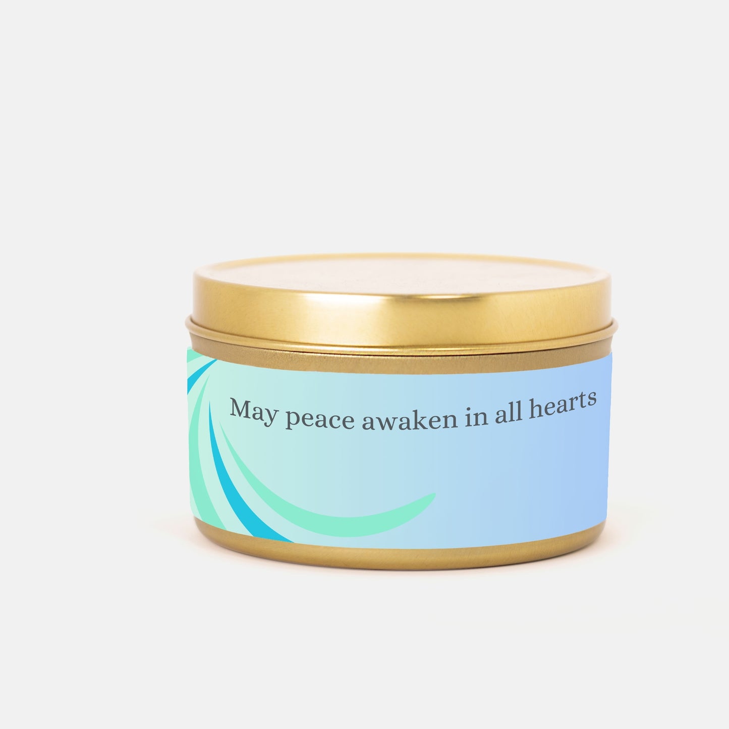 May Peace Awaken In All Hearts 8 oz Candle Tin