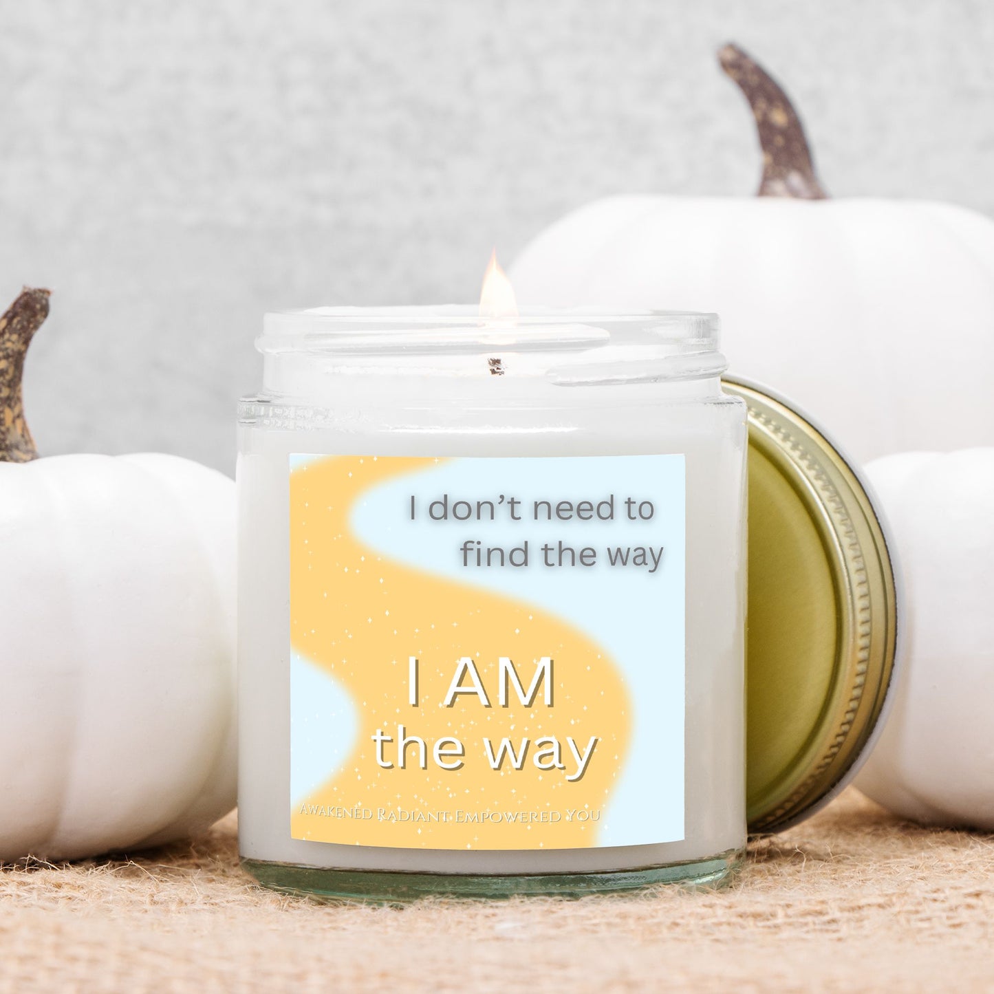 I AM the Way 4 oz Clear Jar Candle