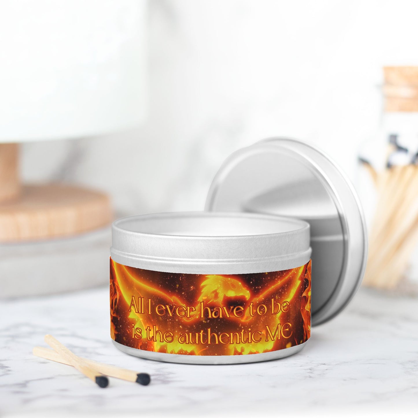 All I Ever Have To Be Is The Authentic ME 8 oz Candle Tin